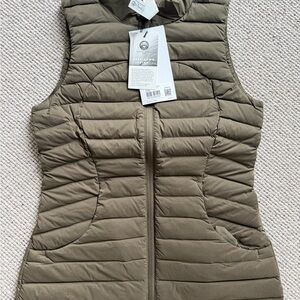 Olive Quilted Vest